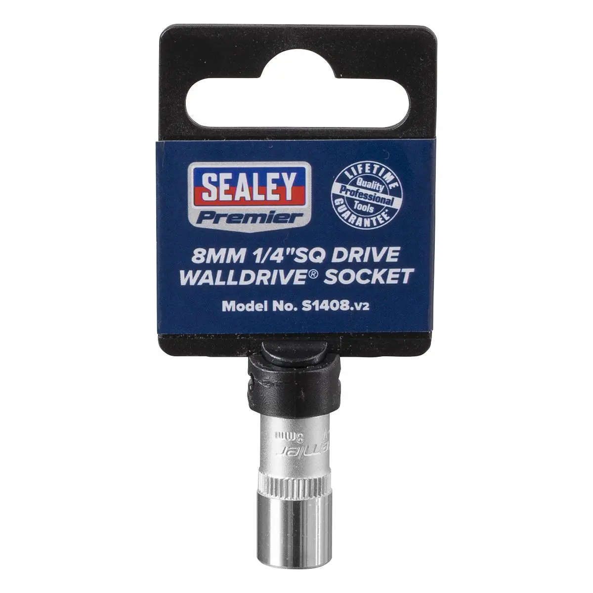 Sealey Premier WallDrive® Socket 8mm 1/4"Sq Drive - Image 4