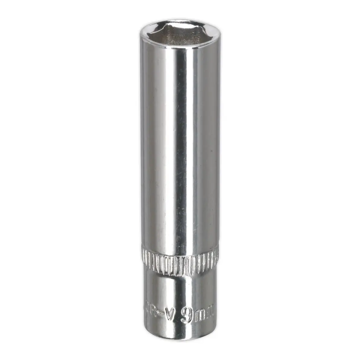 Sealey Premier WallDrive® Socket 9mm Deep 1/4"Sq Drive Fully Polished