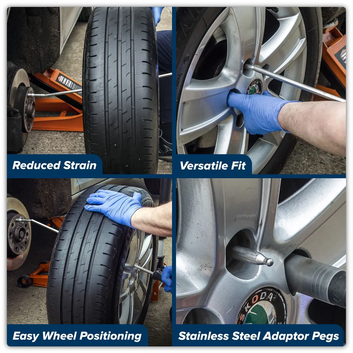 Sealey Premier WheelEazy™ Wheel Fitting & Alignment Tool - Image 5