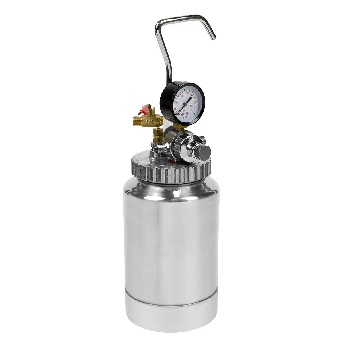 Sealey Pressure Pot System with Spray Gun & Hoses 1.8mm Set-Up - Image 8