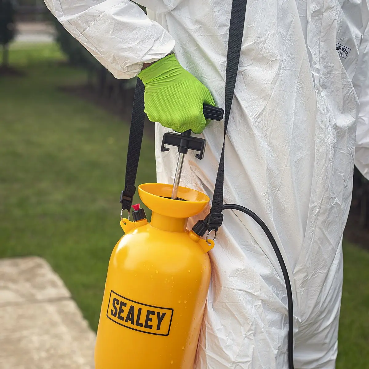 Sealey Pressure Sprayer 5L Gardening Pesticide Herbicide Fluid Bottle Lance - Image 2