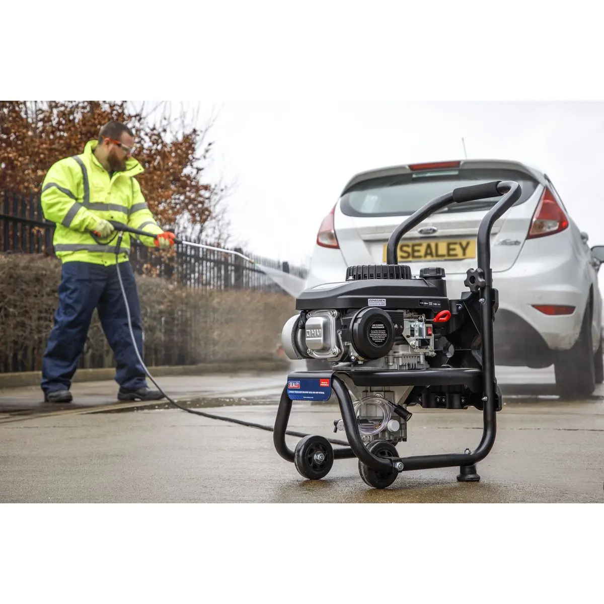 Sealey Pressure Washer 150bar 360L/hr 4hp Petrol - Image 7