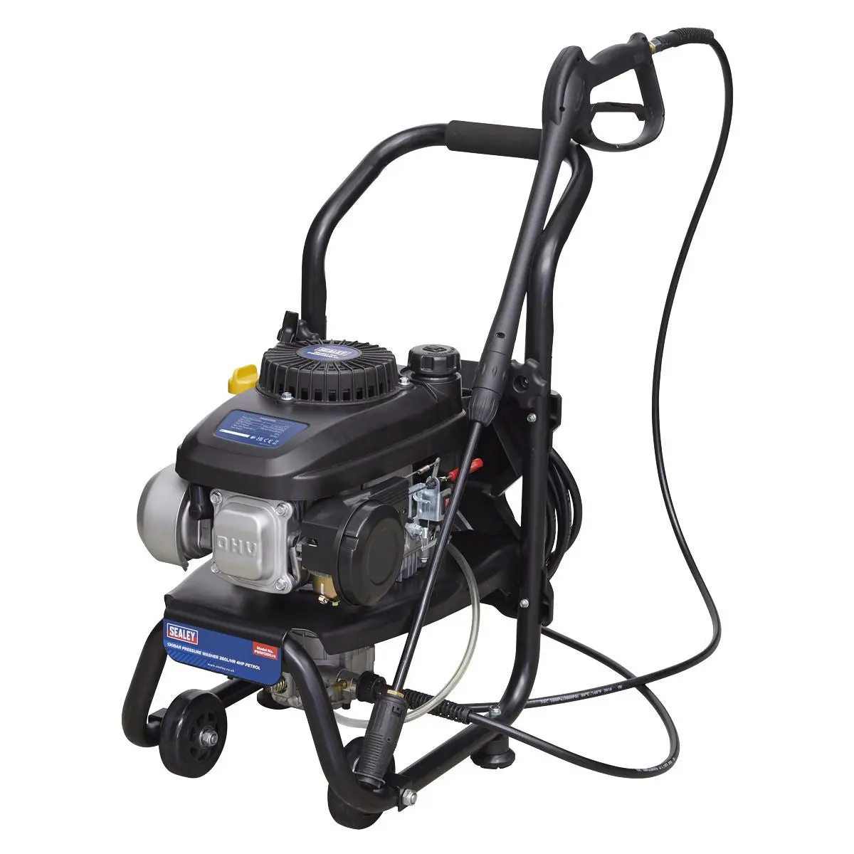 Sealey Pressure Washer 150bar 360L/hr 4hp Petrol - Image 8