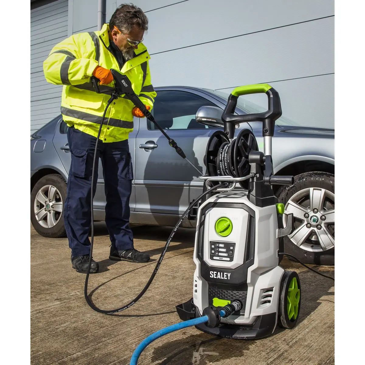 Sealey Pressure Washer 170bar 450L/hr with Snow Foam - Image 11