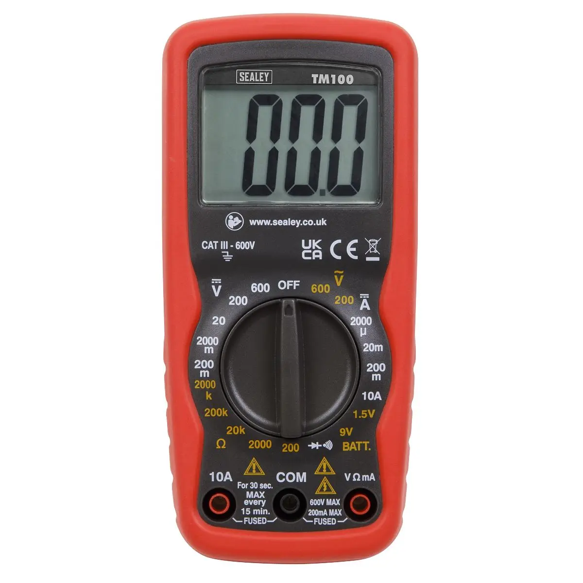 Sealey Professional Digital Multimeter - 6-Function - Image 2