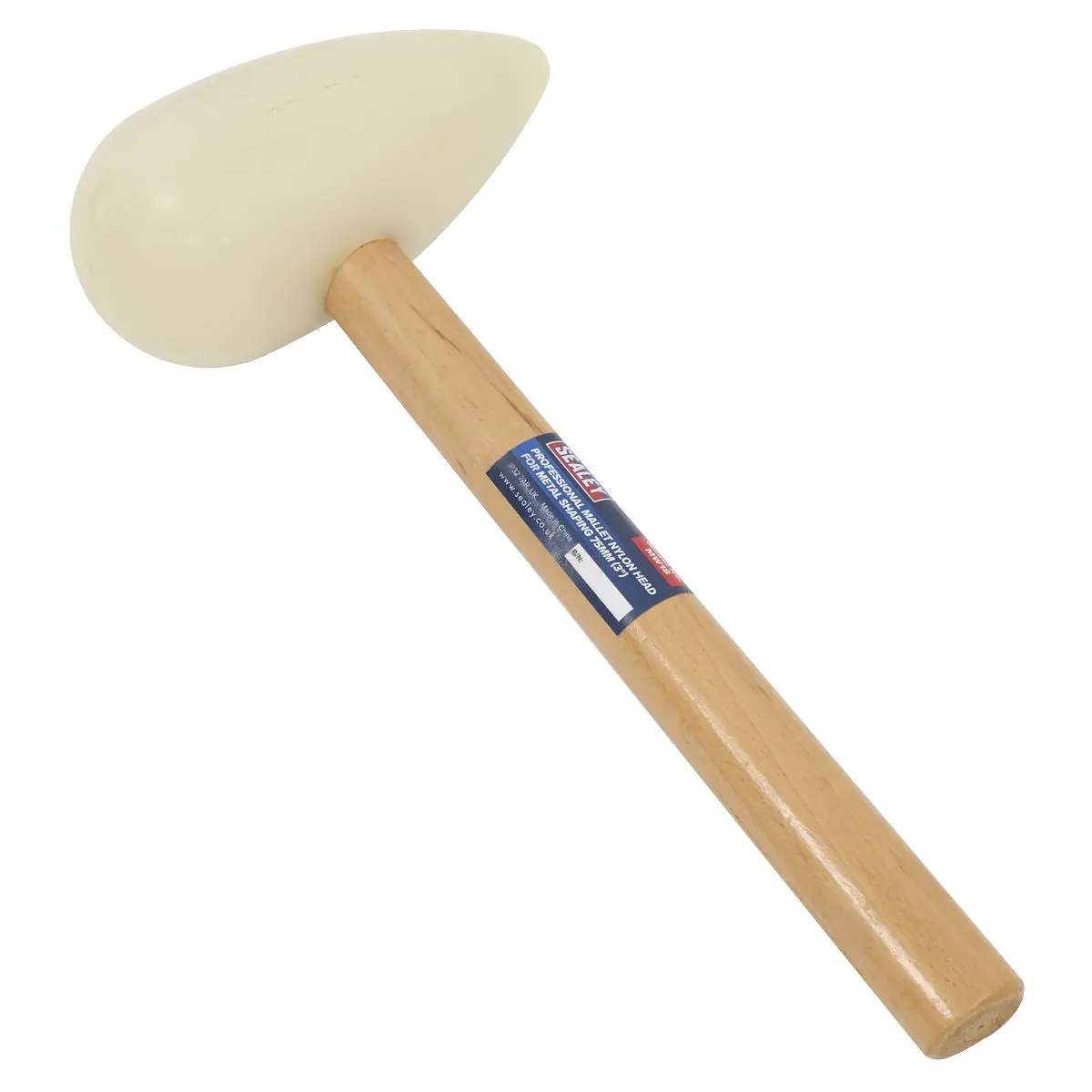 Sealey Professional Mallet Nylon Head for Metal Shaping 75mm (3") - Image 2