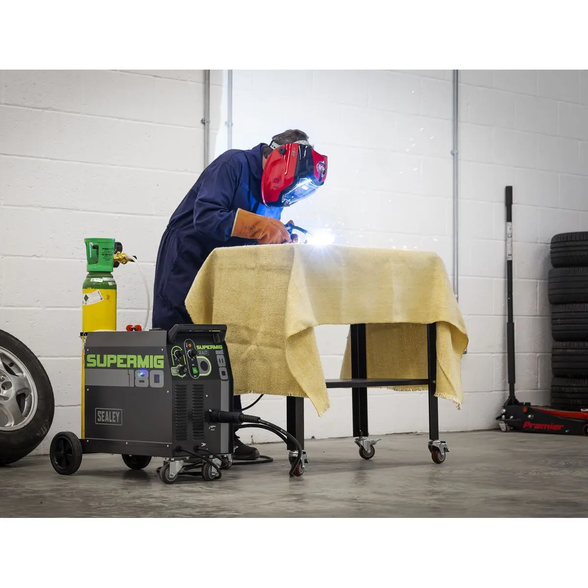 Sealey Professional MIG Welder 180A 230V with Binzel® Euro Torch - Image 4