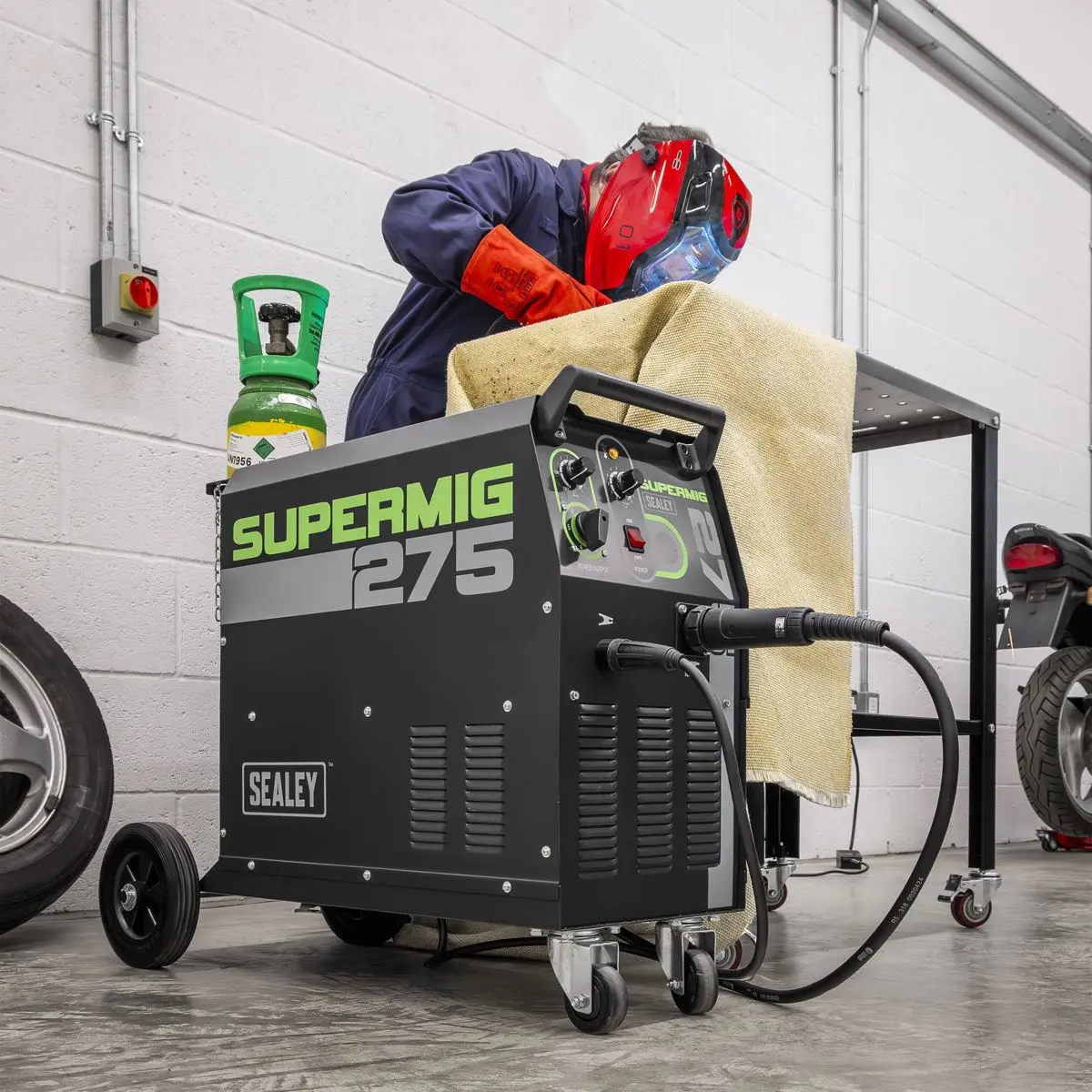 Sealey Professional MIG Welder 270Amp 230V with Binzel® Euro Torch - Image 2