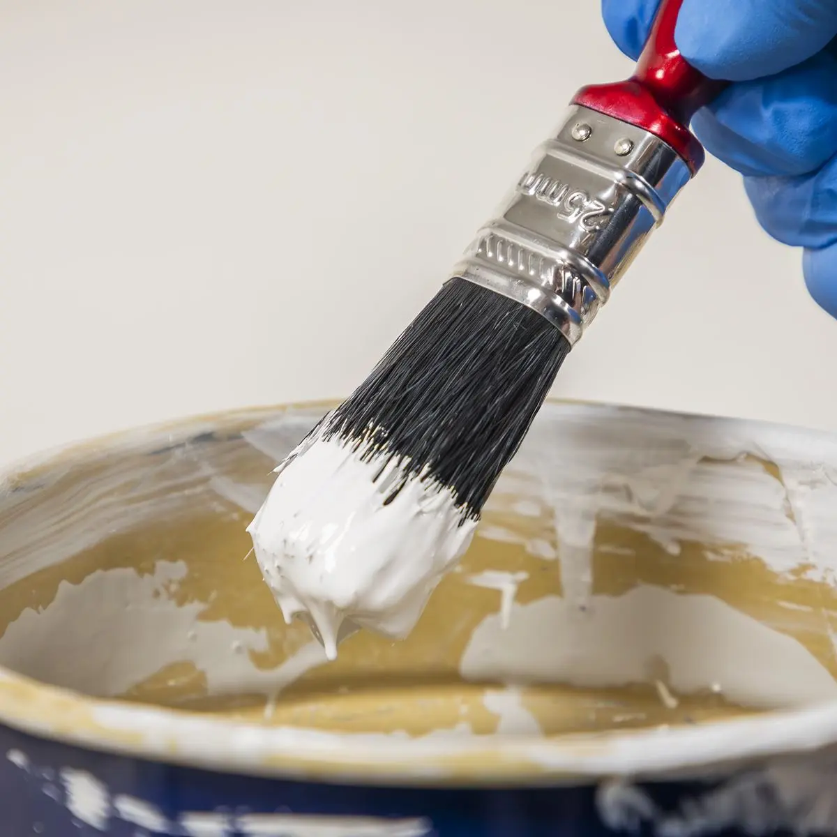 Sealey Pure Bristle Paint Brush 25mm Pack of 10 - Image 4