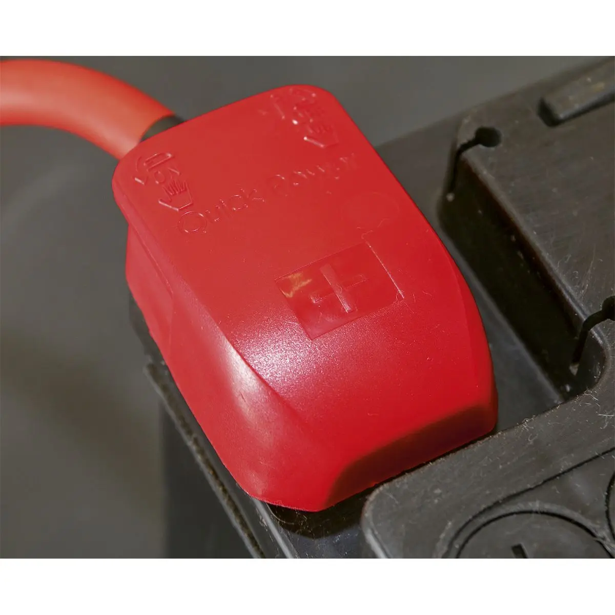 Sealey Quick Release Battery Clamps Positive-Negative Pair - Image 3