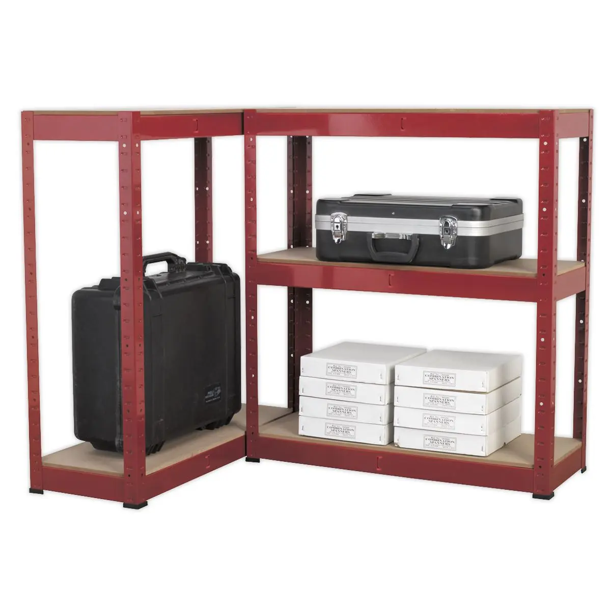 Sealey Racking Unit with 5 Shelves 150kg Capacity Per Level - Image 3