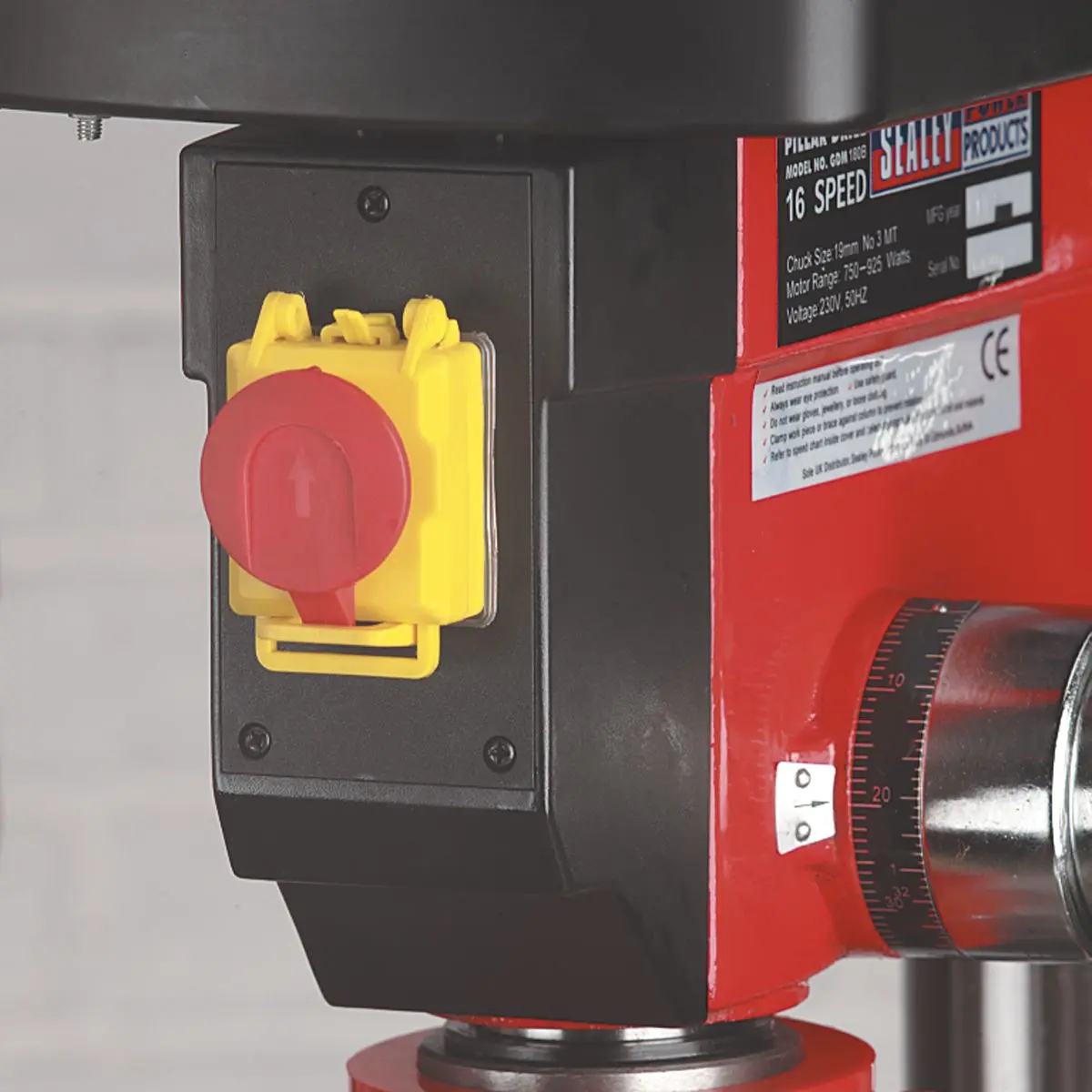 Sealey Radial Pillar Drill Floor 5-Speed 550W/230V - Image 9