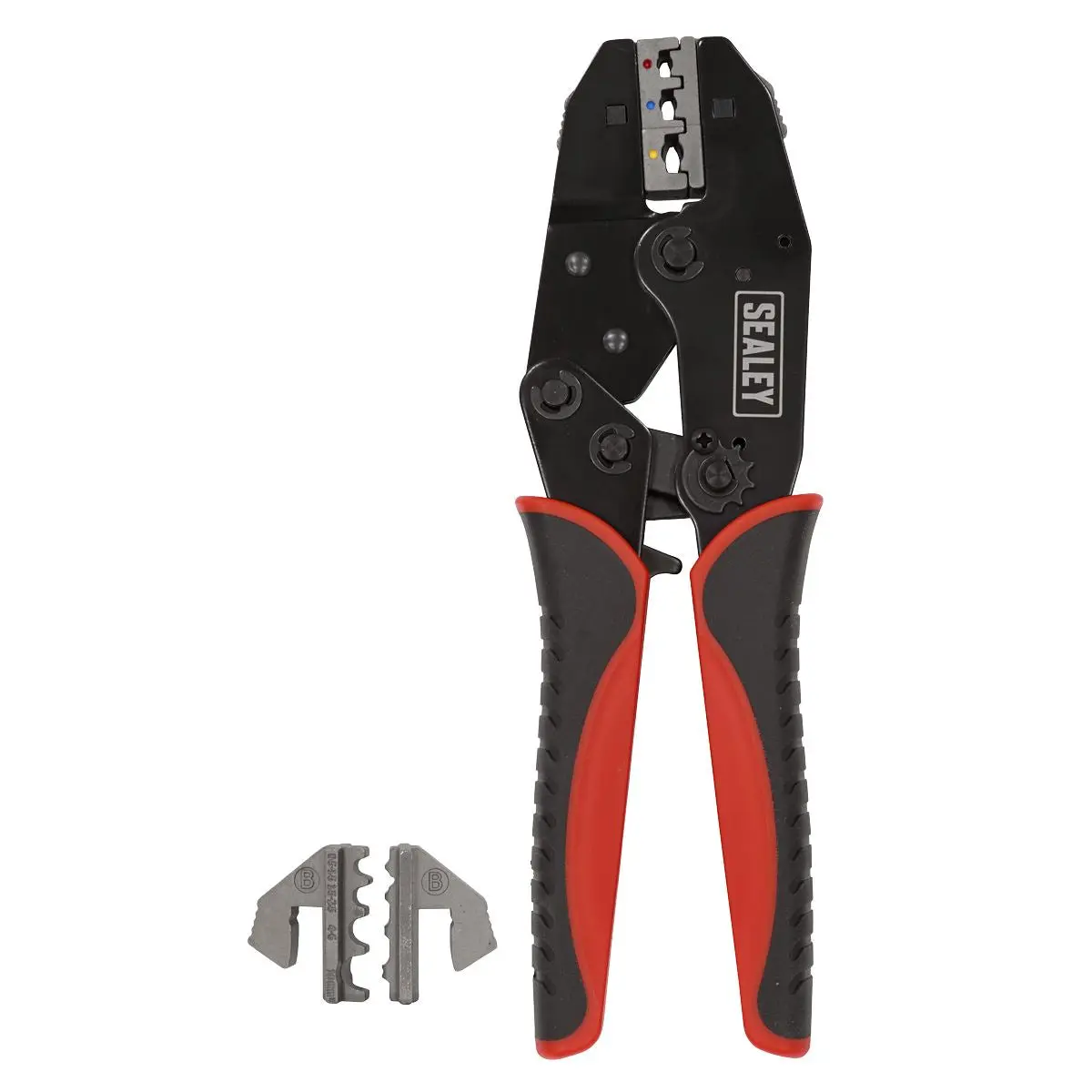 Sealey Ratchet Crimping Tool Interchangeable Jaws - Image 4