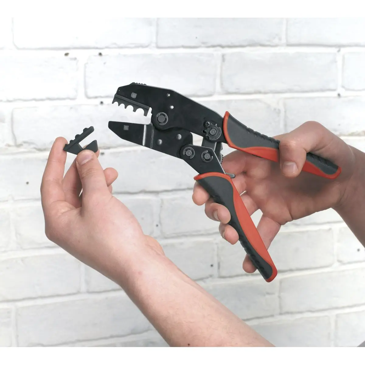Sealey Ratchet Crimping Tool Interchangeable Jaws - Image 5