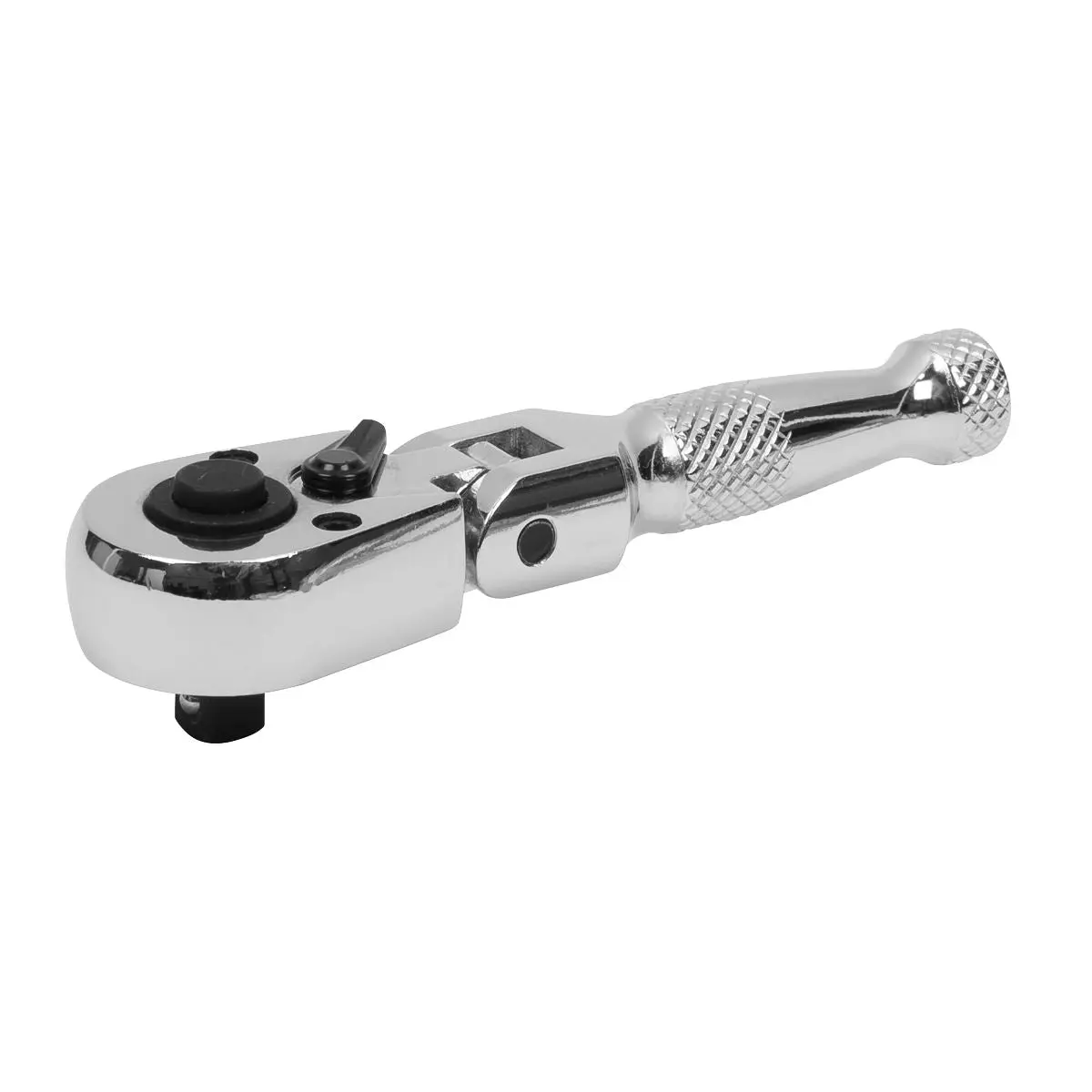 Sealey Ratchet Handle Socket Wrench Flexi Head Stubby 1/4" Drive 72 Tooth - Image 4