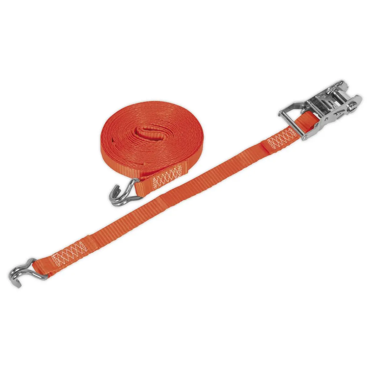 Sealey Ratchet Strap 25mm x 10m Polyester Webbing 1500kg Breaking Strength - Image 2