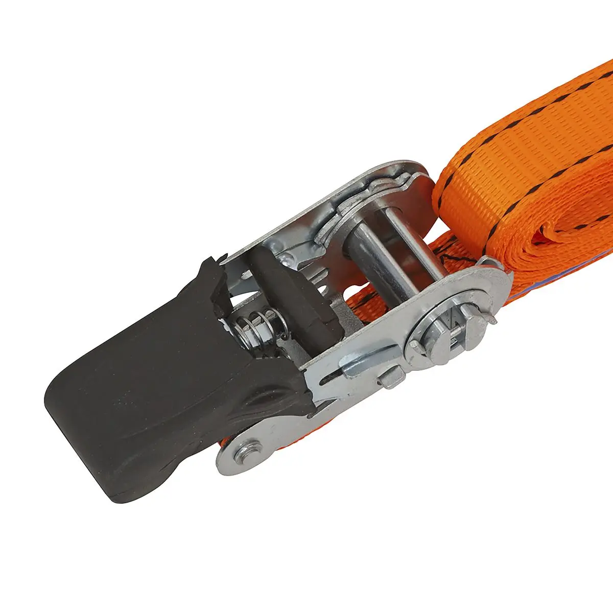 Sealey Ratchet Strap 25mm x 5m Polyester Webbing with Corner Protector 600kg Breaking Strength - Image 2