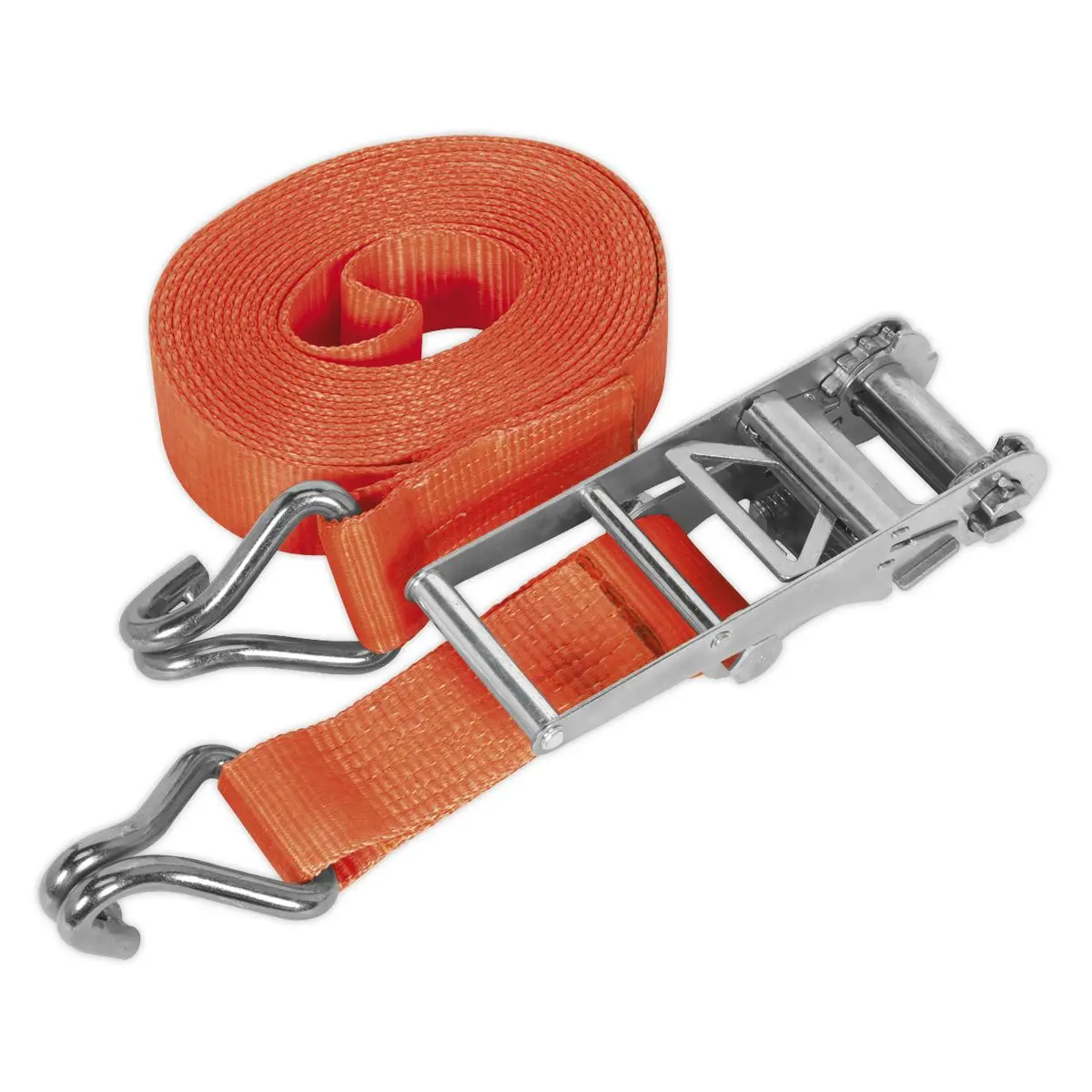 Sealey Ratchet Strap 75mm x 8m Polyester Webbing 10000kg Breaking Strength