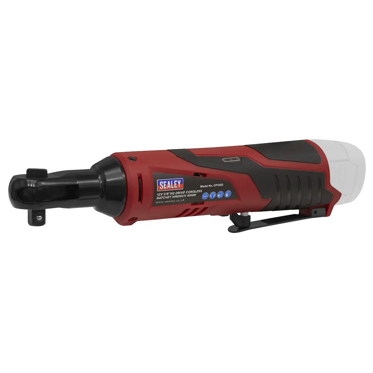 Sealey Ratchet Wrench Kit 3/8"Sq Drive 12V Lithium-ion - 3 Batteries - Image 4