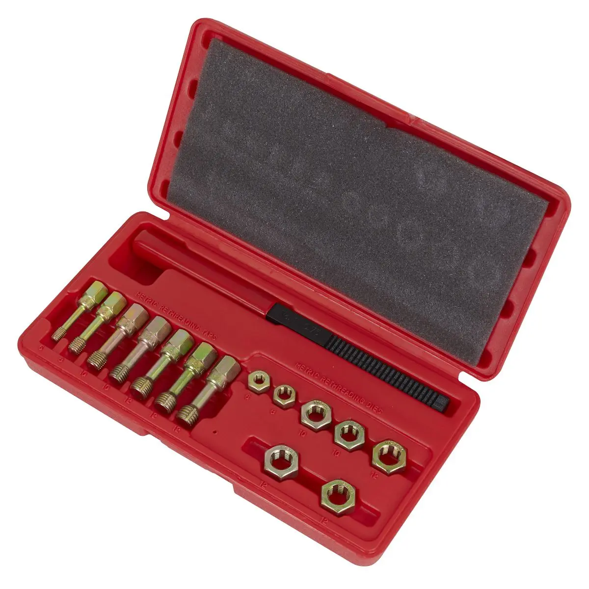 Sealey Re-Threader Kit 15pc Metric - Image 2