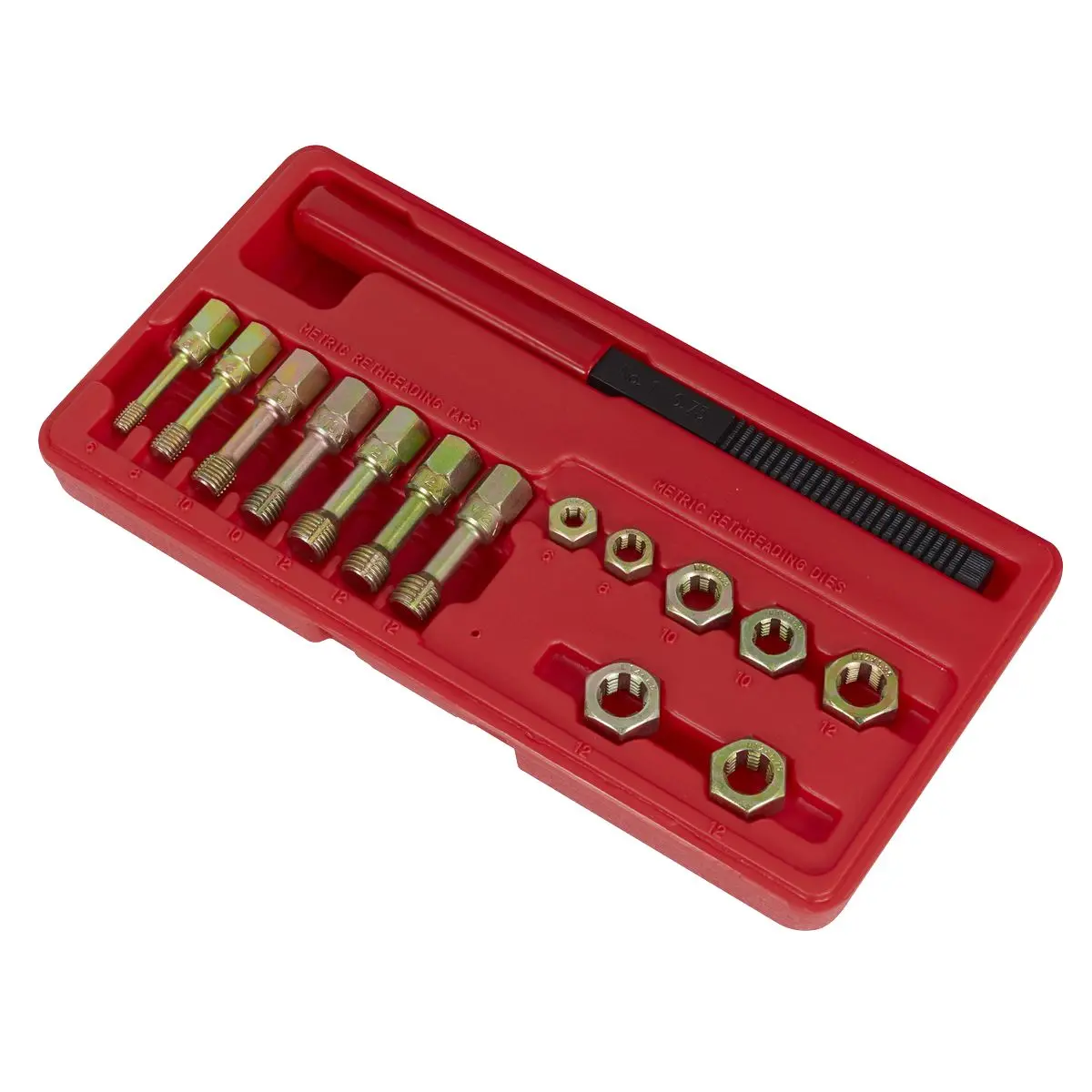 Sealey Re-Threader Kit 15pc Metric - Image 5