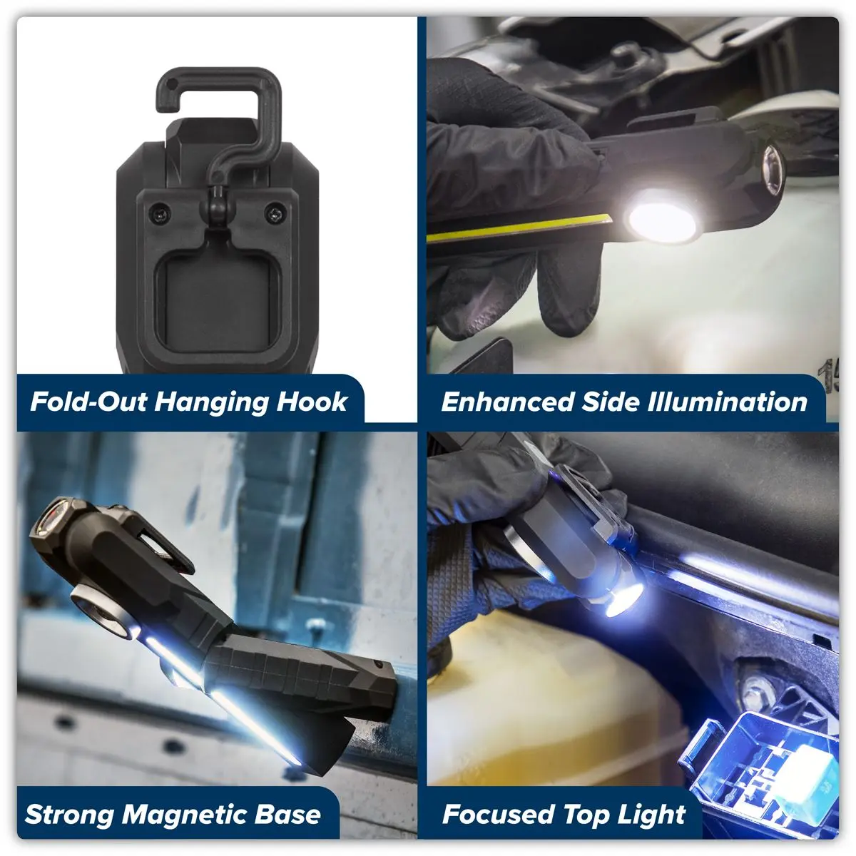 Sealey Rechargeable 3-in-1 Inspection Light 5W COB & 3W SMD LED - Image 15