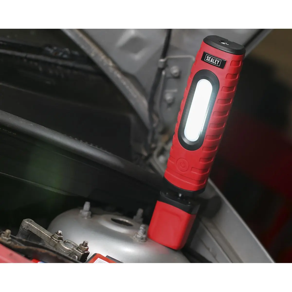 Sealey Rechargeable 360° Inspection Light 10W & 3W SMD LED Red 2 x Lithium-ion - Image 14
