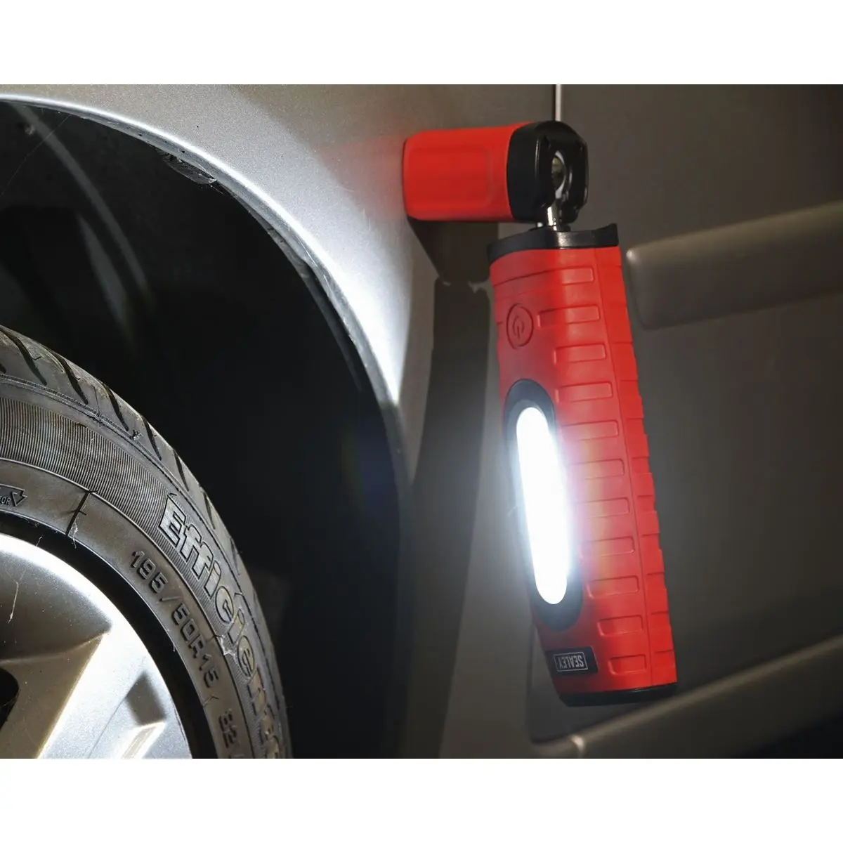 Sealey Rechargeable 360° Inspection Light 10W & 3W SMD LED Red 2 x Lithium-ion - Image 18