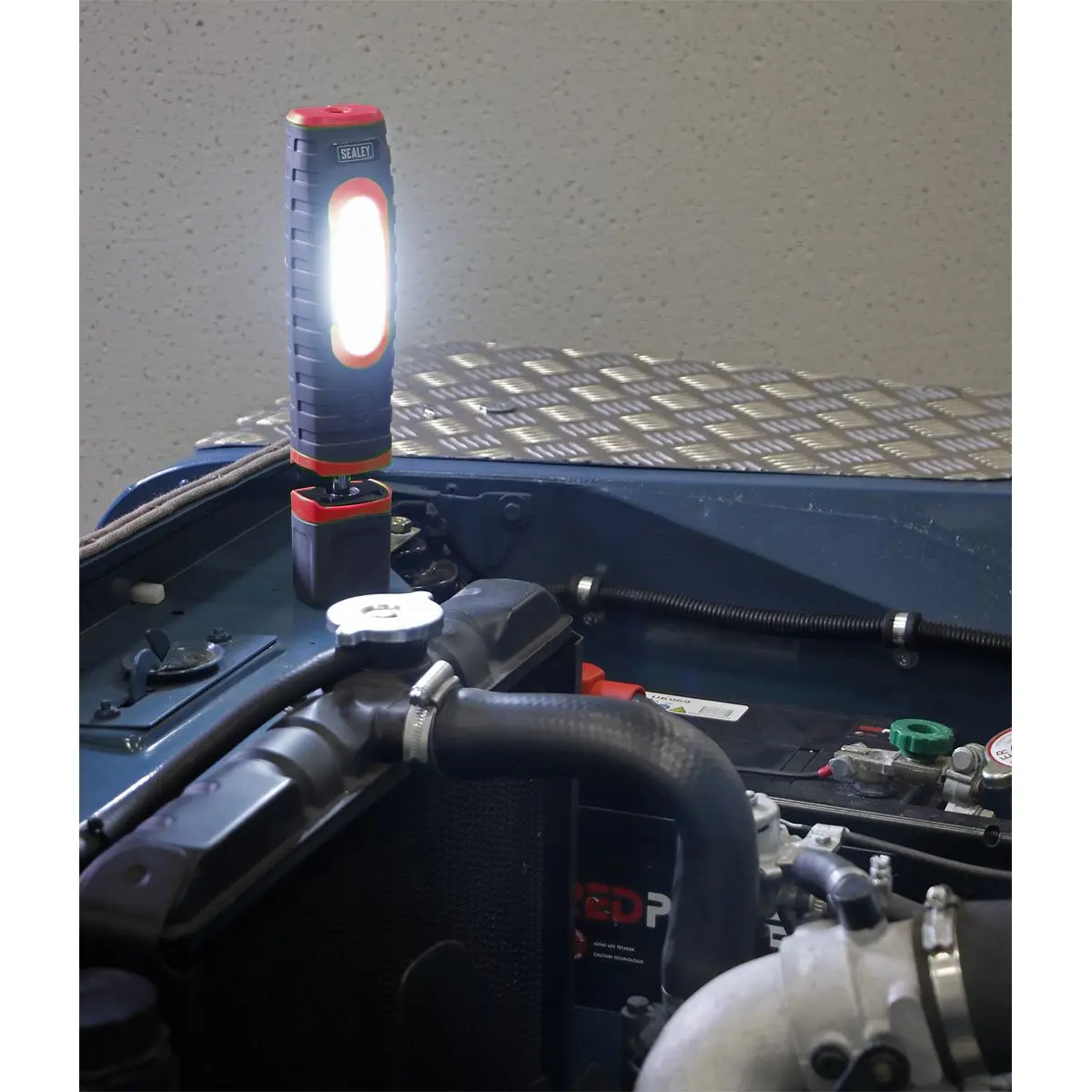 Sealey Rechargeable 360° Inspection Lamp 24 SMD LED + 3W LED Red 1000 Lumens - Image 19