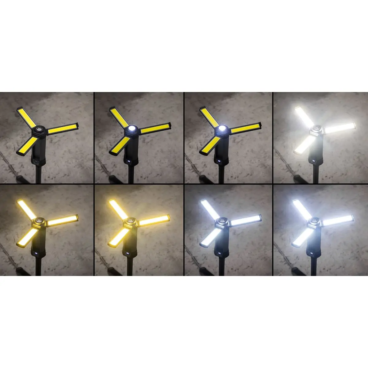Sealey Rechargeable Flexible Floodlight with Tripod 24W COB LED & 5W SMD LED - Image 22