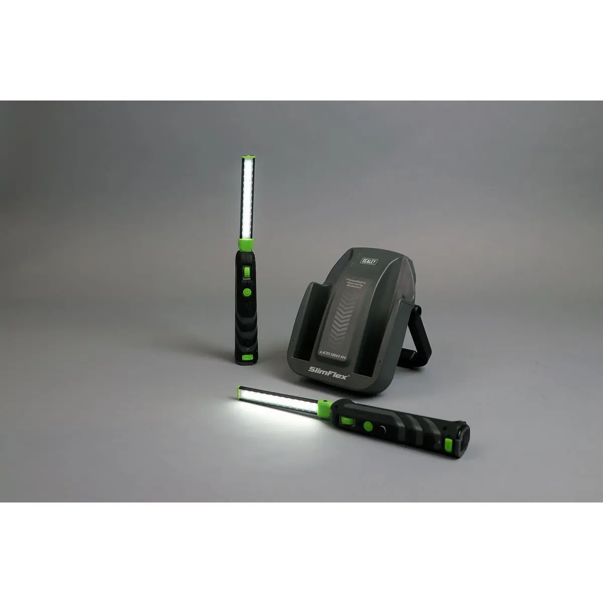 Sealey Rechargeable Floodlight/Folding Inspection Light Docking Station Kit - Image 2