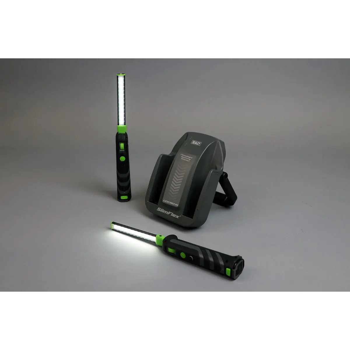Sealey Rechargeable Floodlight/Folding Inspection Light Docking Station Kit - Image 9