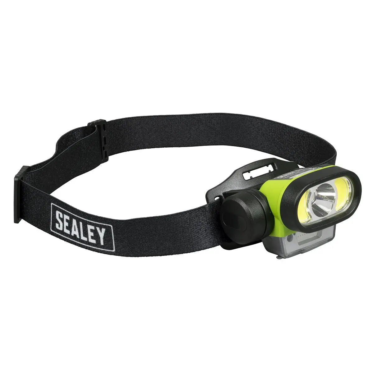 Sealey Rechargeable Head Torch with Auto-Sensor 5W & 3W COB LED