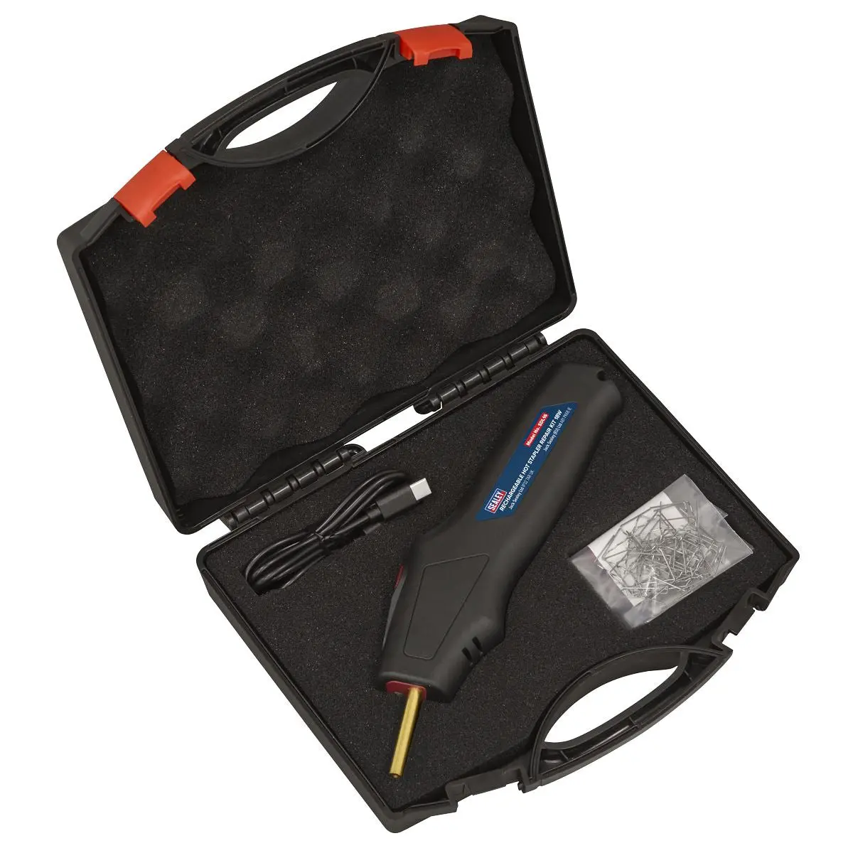 Sealey Rechargeable Hot Stapler Repair Kit 18W
