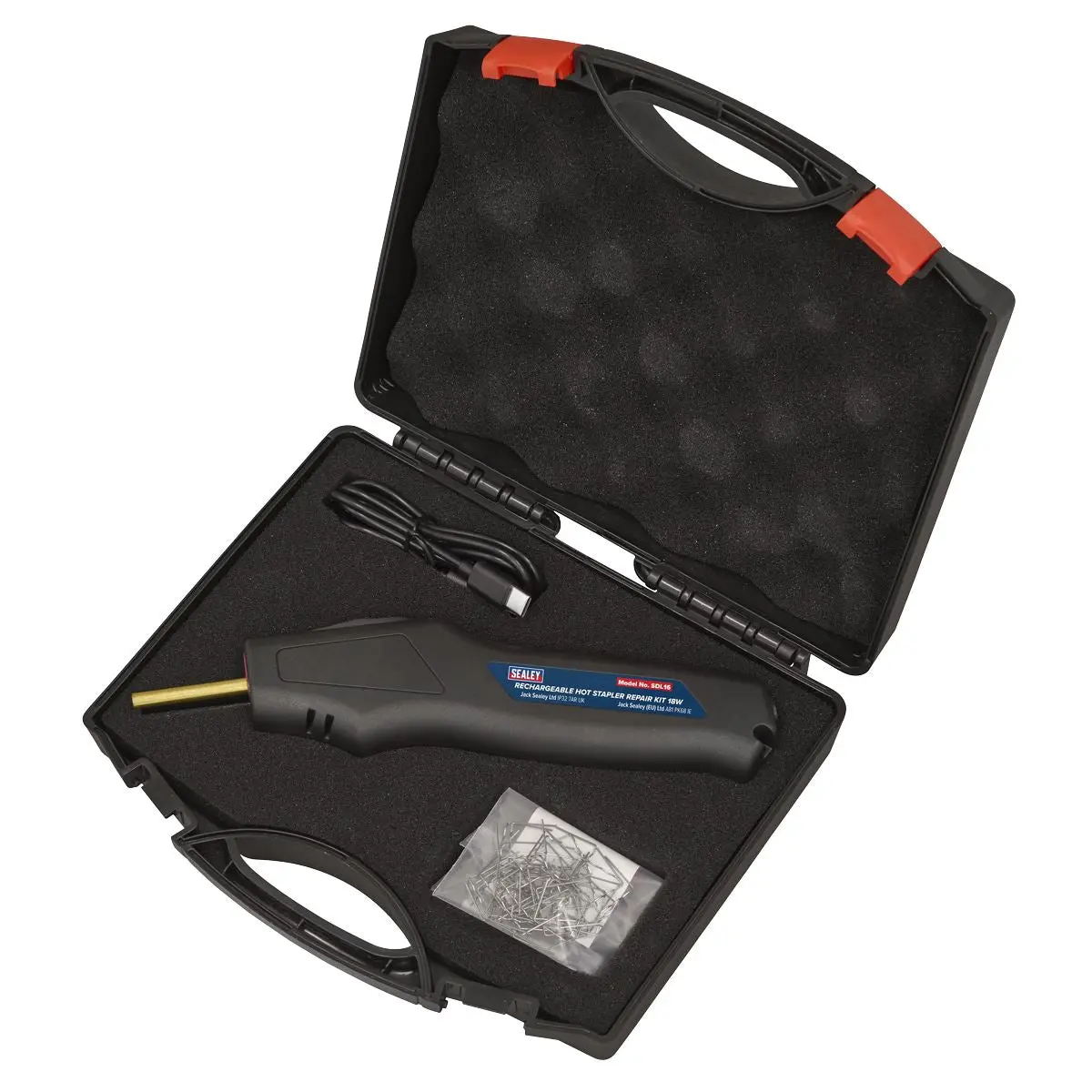 Sealey Rechargeable Hot Stapler Repair Kit 18W - Image 5