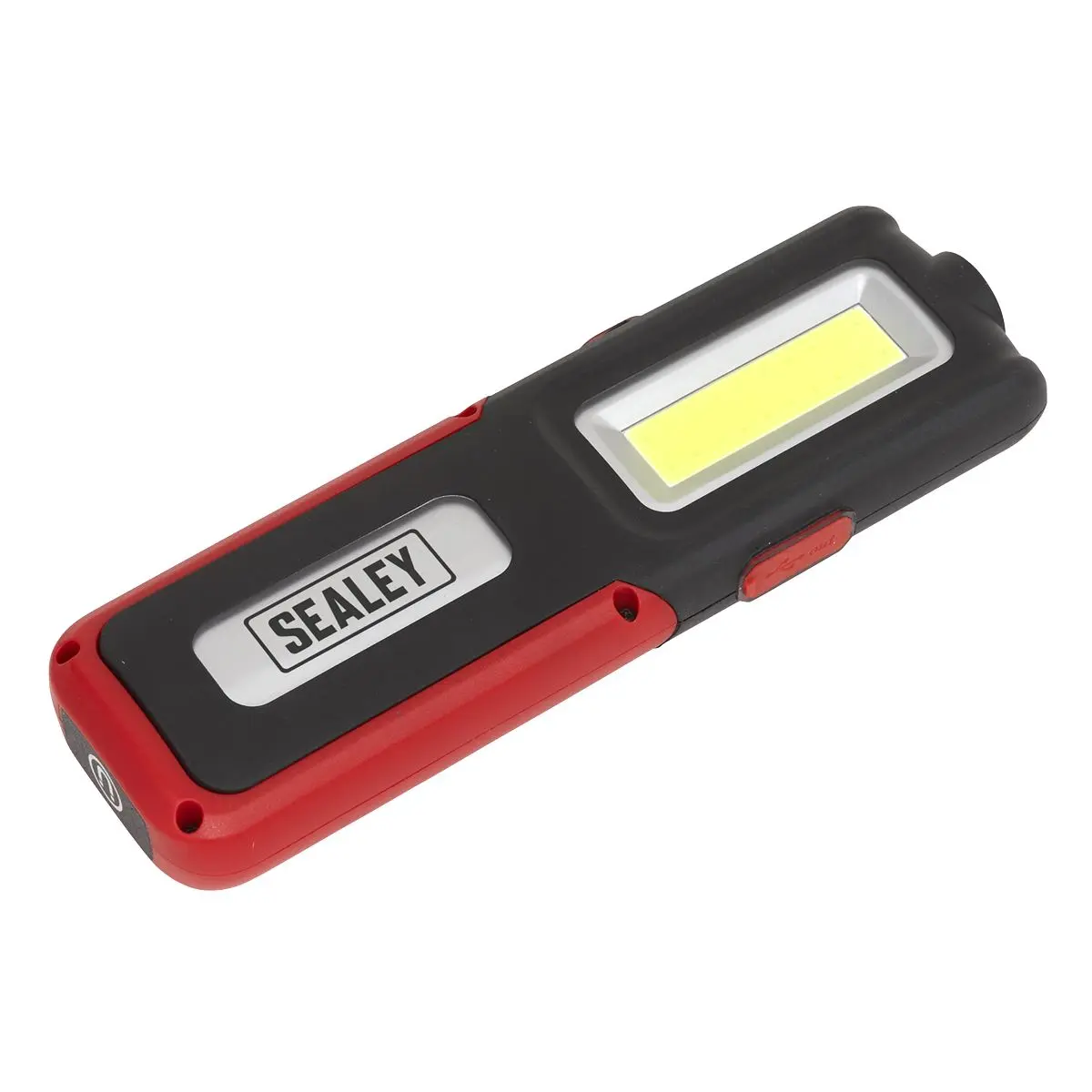 Sealey Rechargeable Inspection Light 5W COB & 3W SMD LED with Power Bank - Red