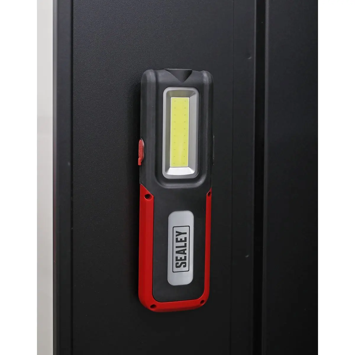 Sealey Rechargeable Inspection Light 5W COB & 3W SMD LED with Power Bank - Red - Image 11
