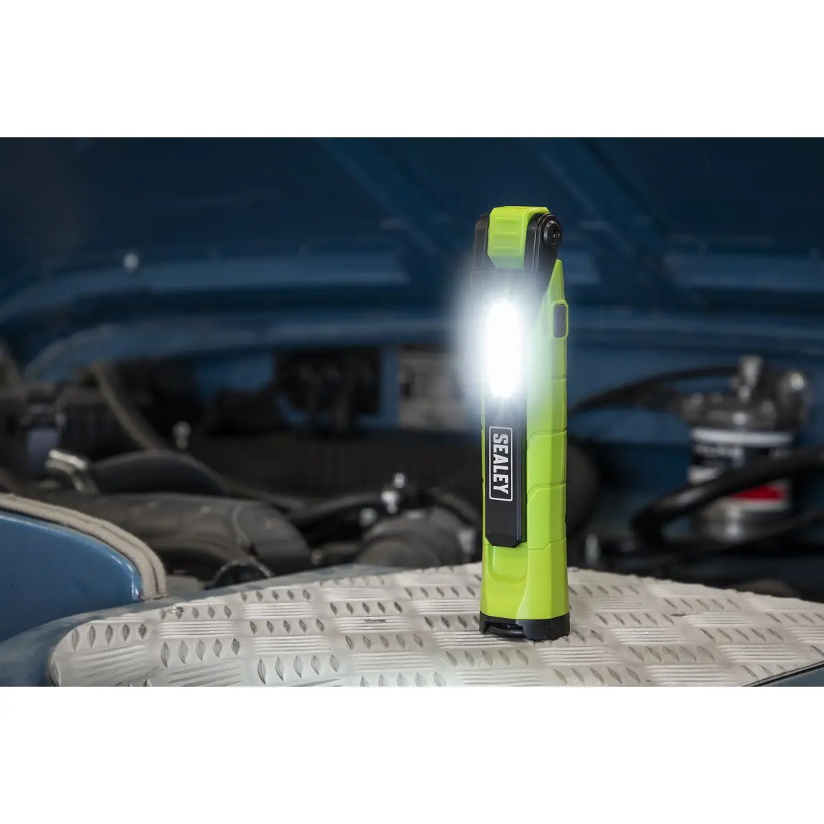 Sealey Rechargeable 360° Inspection Light 10W & 2 x 4W SMD LED Green - Image 5