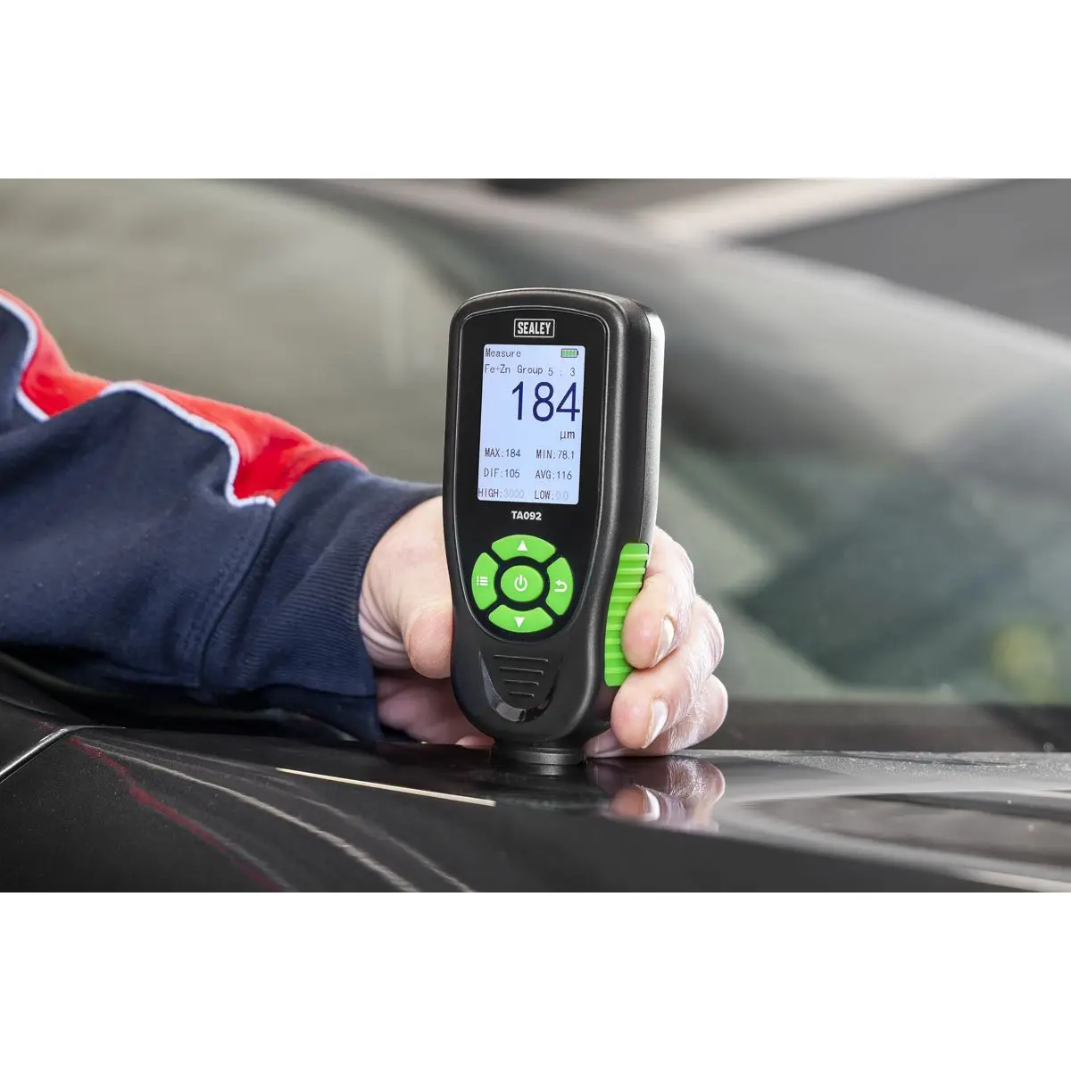 Sealey Rechargeable Paint Thickness Gauge - Image 10