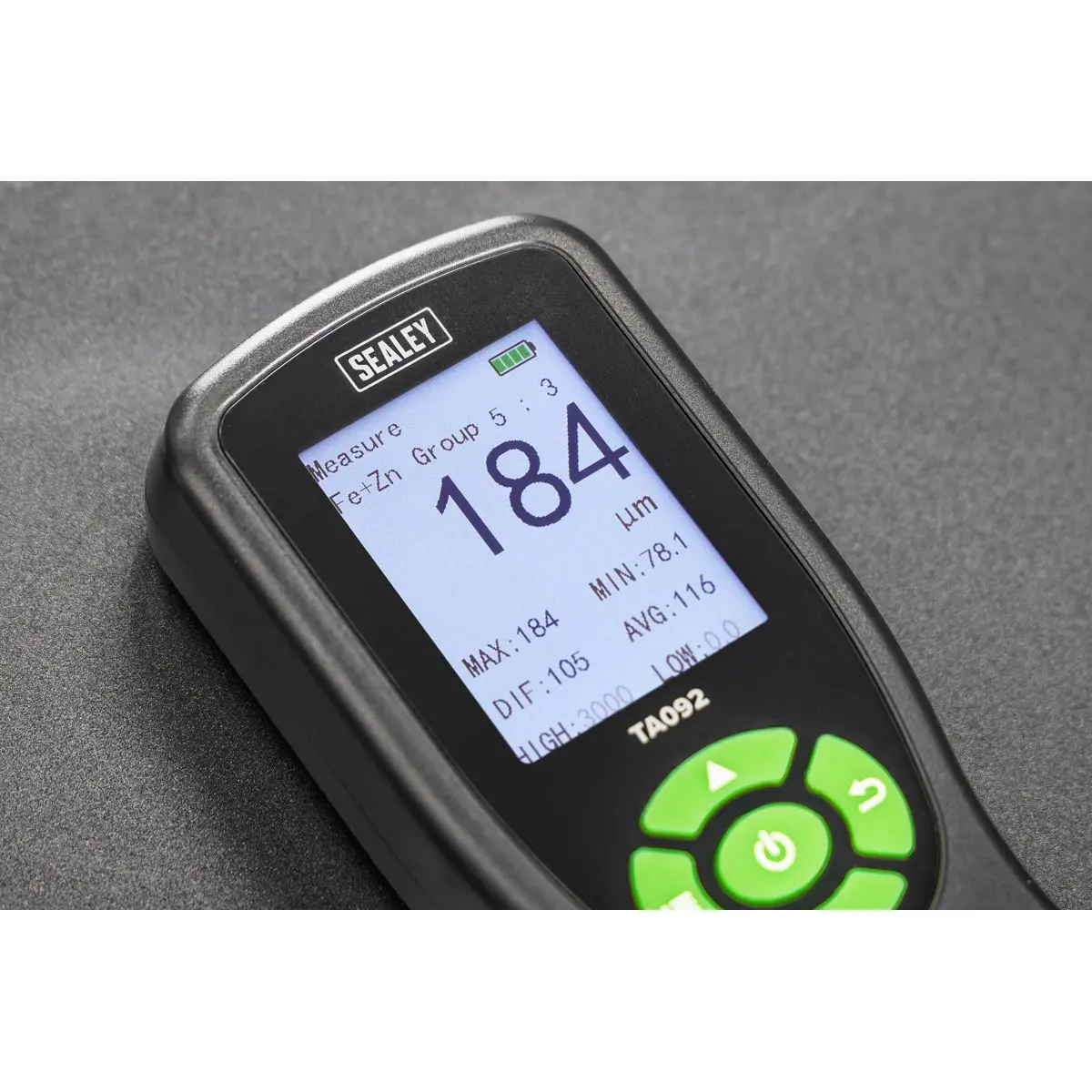 Sealey Rechargeable Paint Thickness Gauge - Image 11