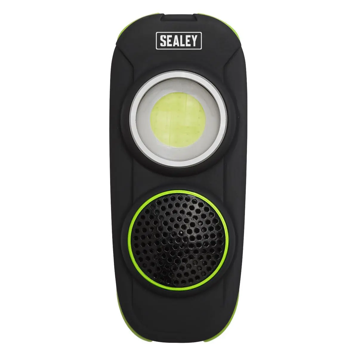 Sealey Rechargeable Torch with Wireless Speaker 10W COB LED 500 Lumens - Image 2