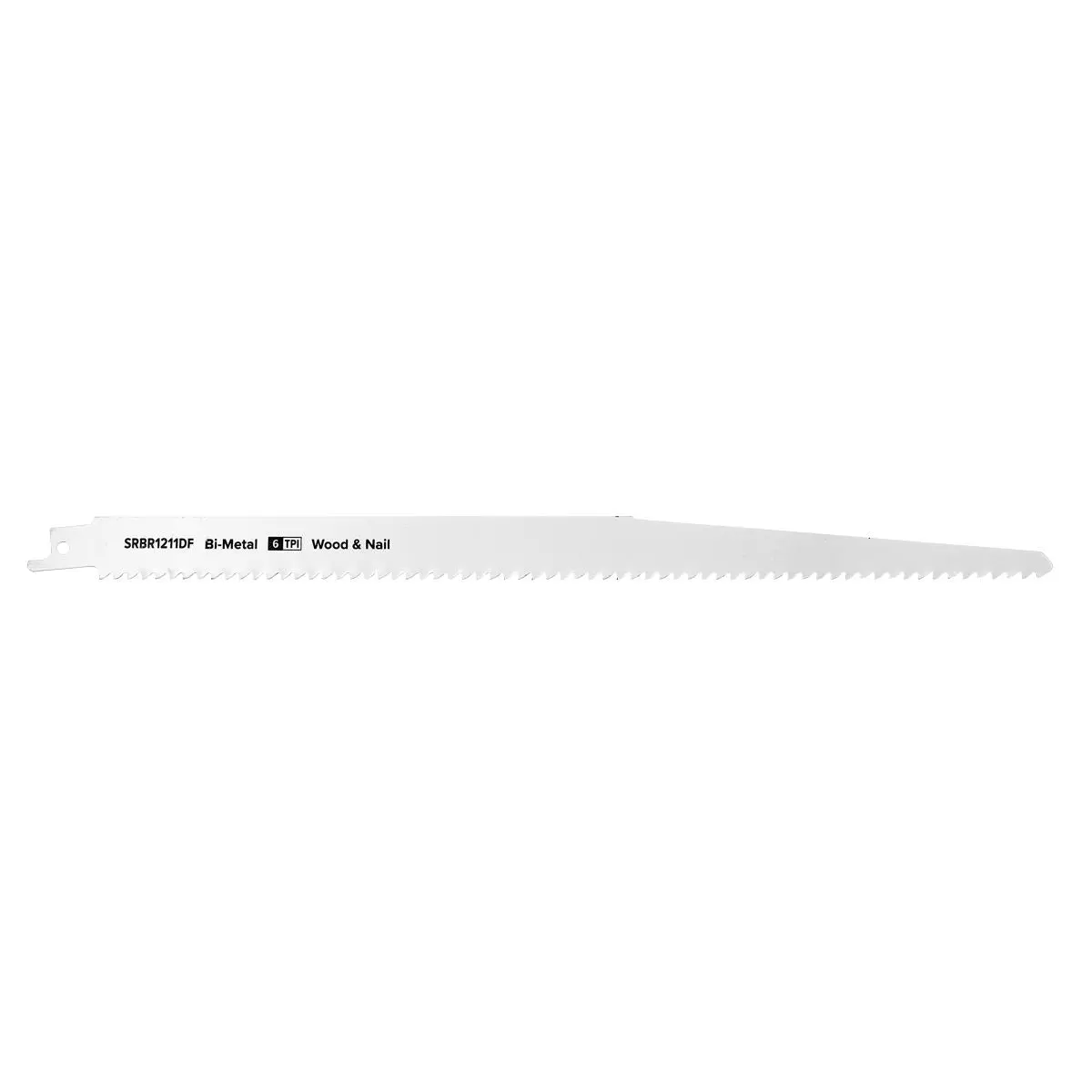 Sealey Reciprocating Saw Blade Wood & Nail 300mm 6tpi - Pack of 5 - Image 2