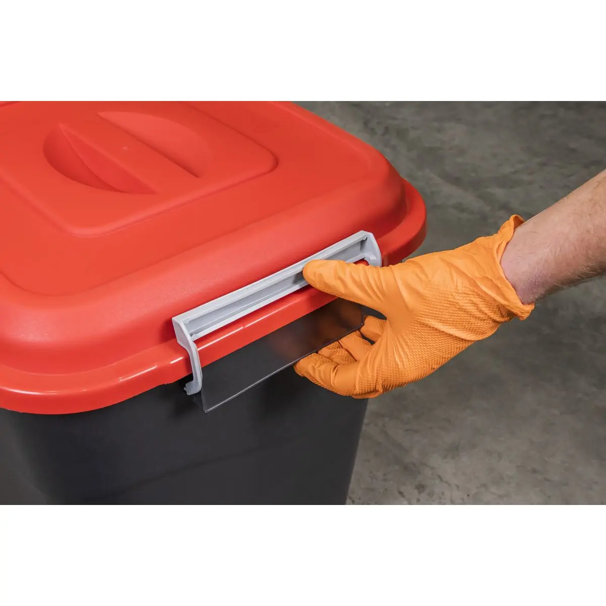 Sealey Refuse/Storage Bin 95L - Red - Image 3