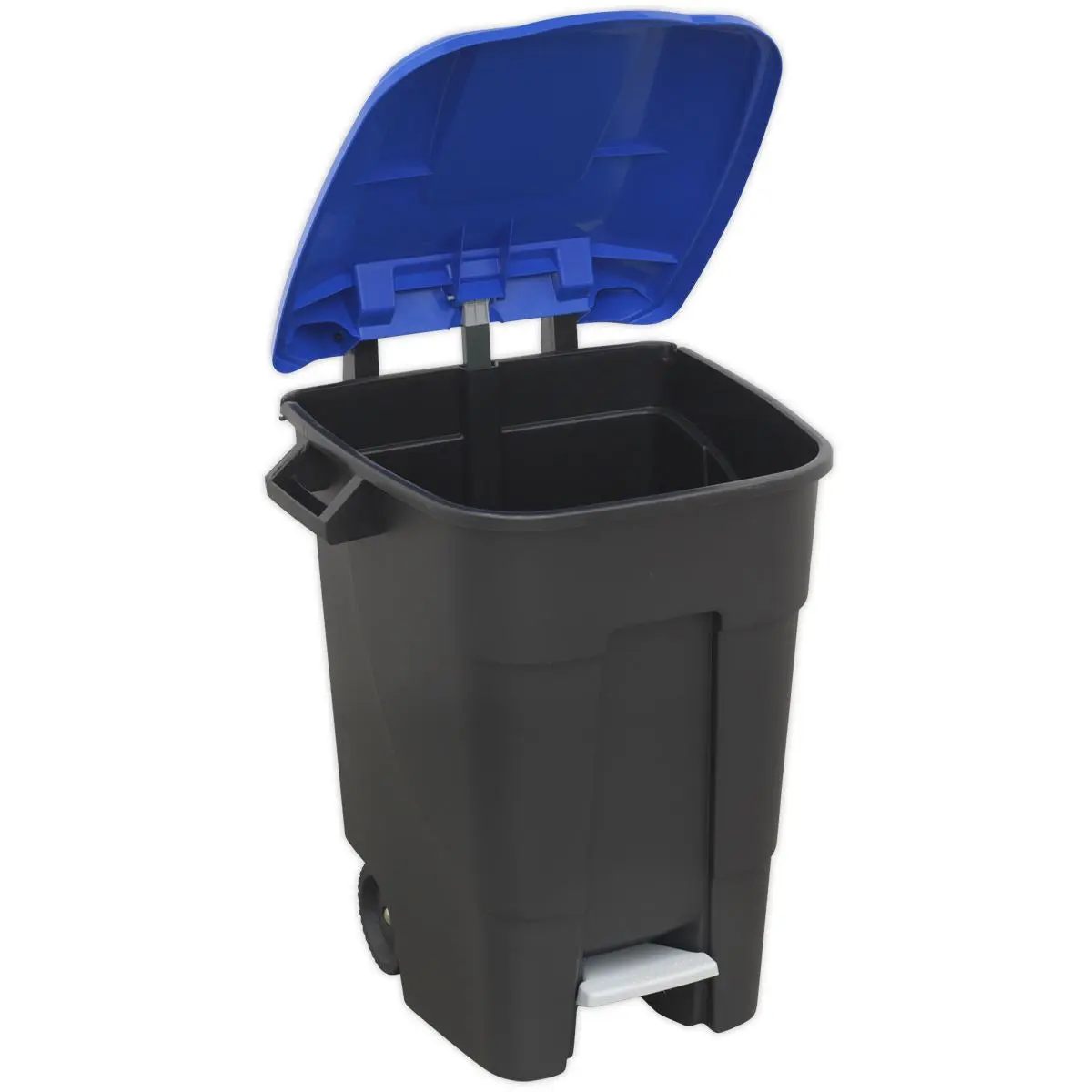 Sealey Refuse/Wheelie Bin with Foot Pedal 100L - Blue - Image 3