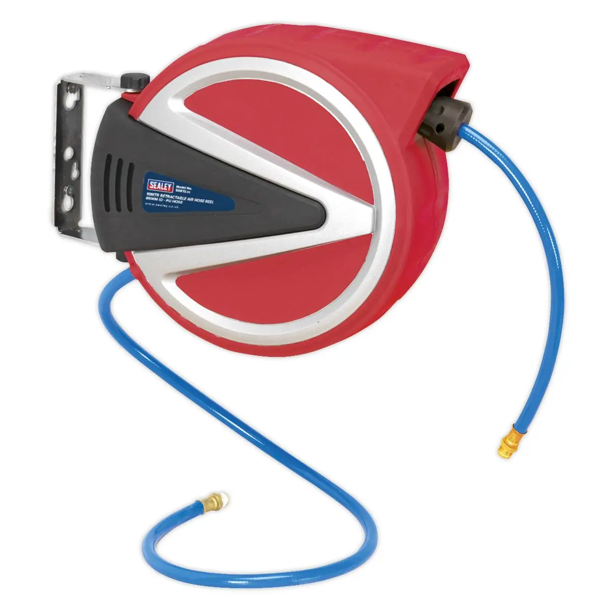 Sealey Retractable Air Hose Reel 10m Ø8mm ID - PU Hose