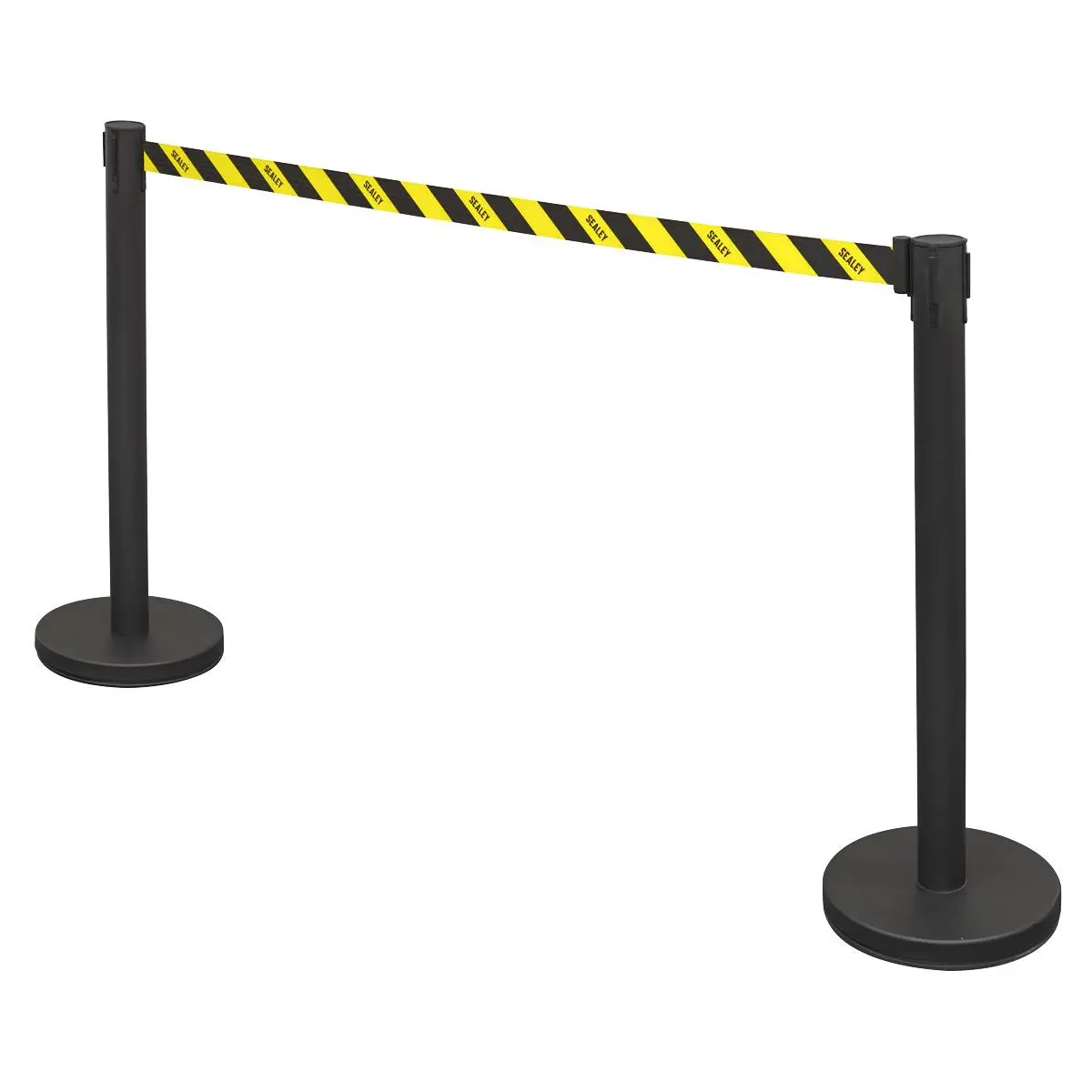 Sealey Retractable Safety Belt Barrier Post - Set of 2