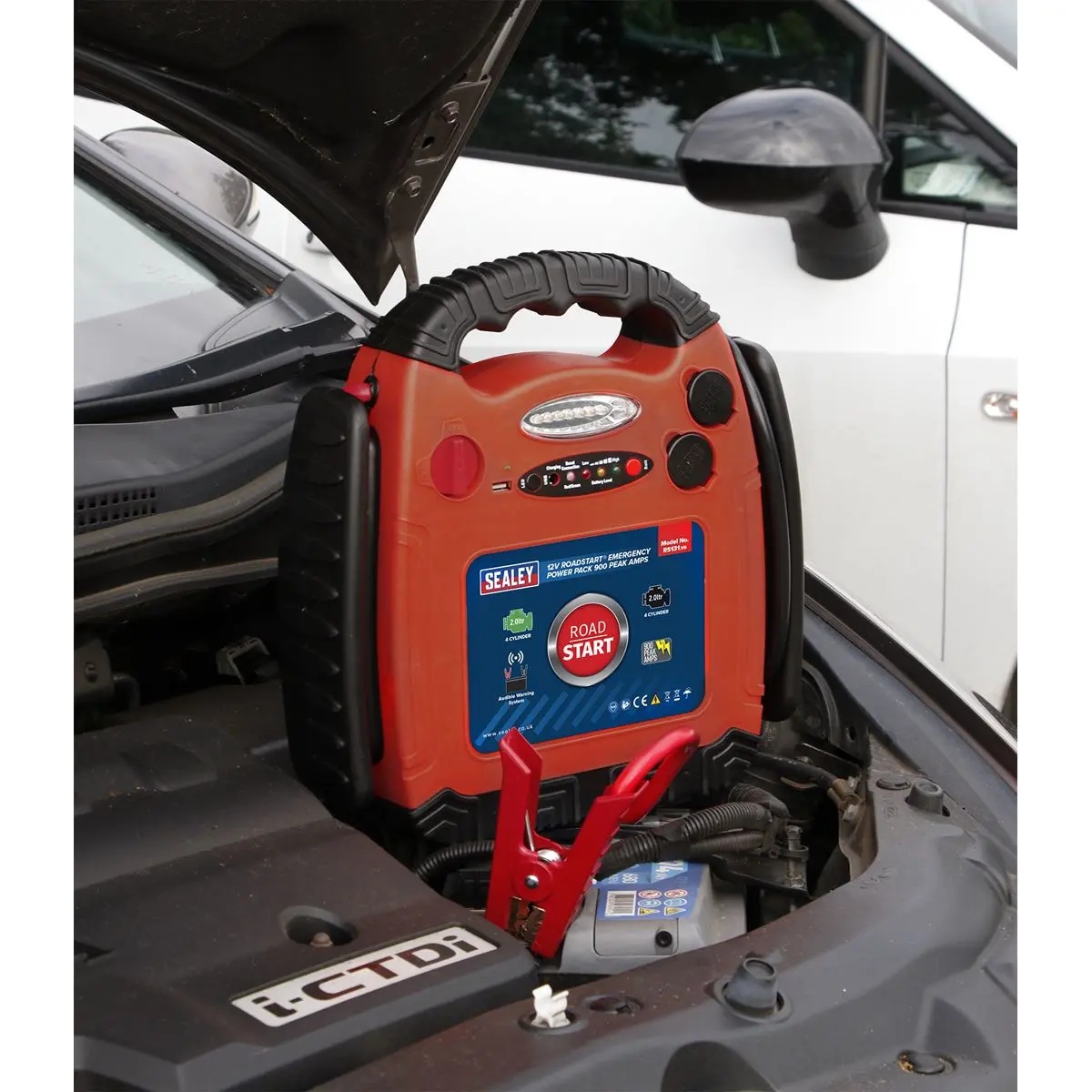 Sealey RoadStartĀ® Emergency Power Pack 12V 900 Peak Amps - Image 3