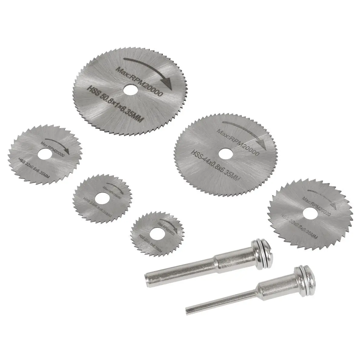 Sealey Rotary Drill Saw Blade Set 8pc - Image 2
