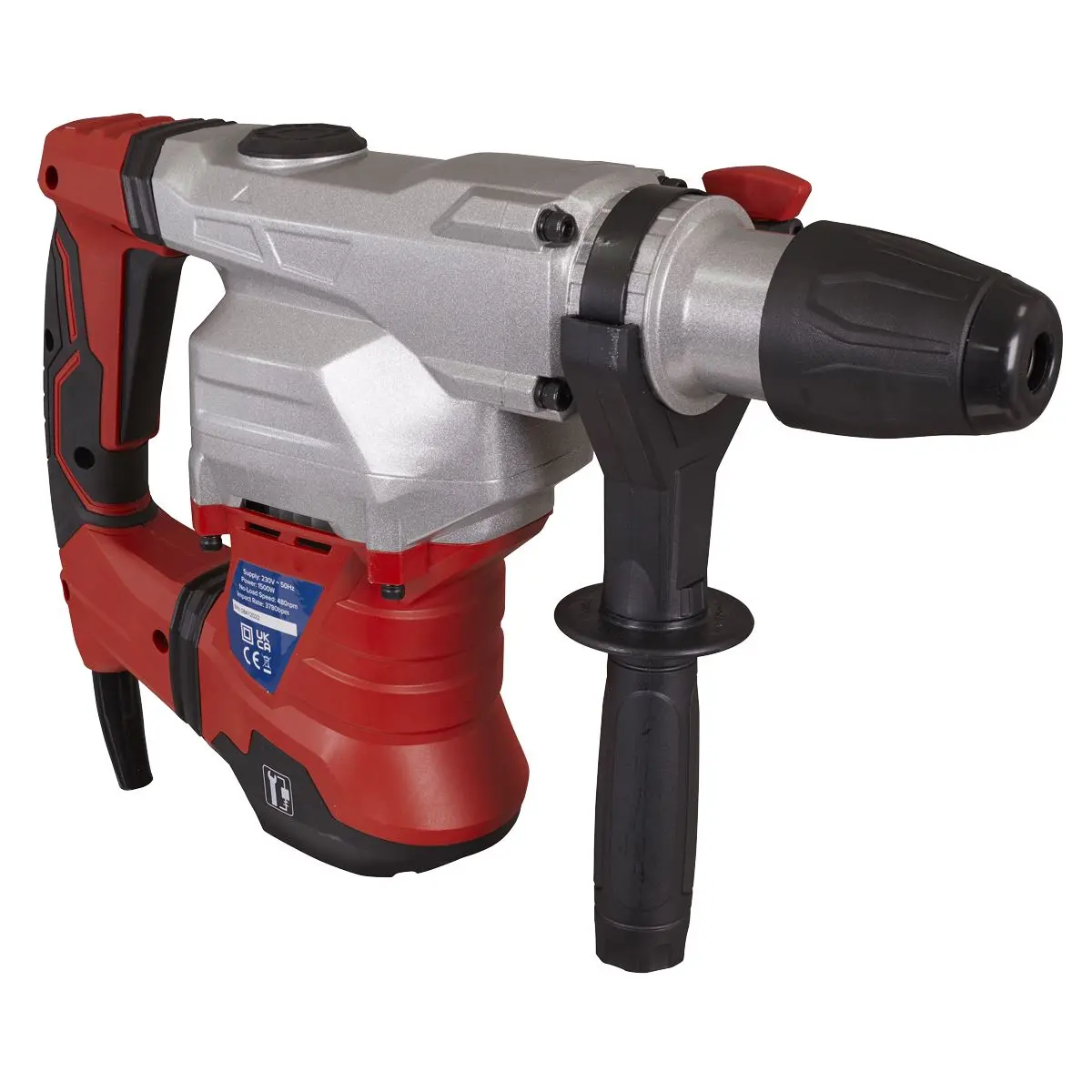 Sealey Rotary Hammer Drill SDS MAX Ø40mm 1500W/230V - Image 6