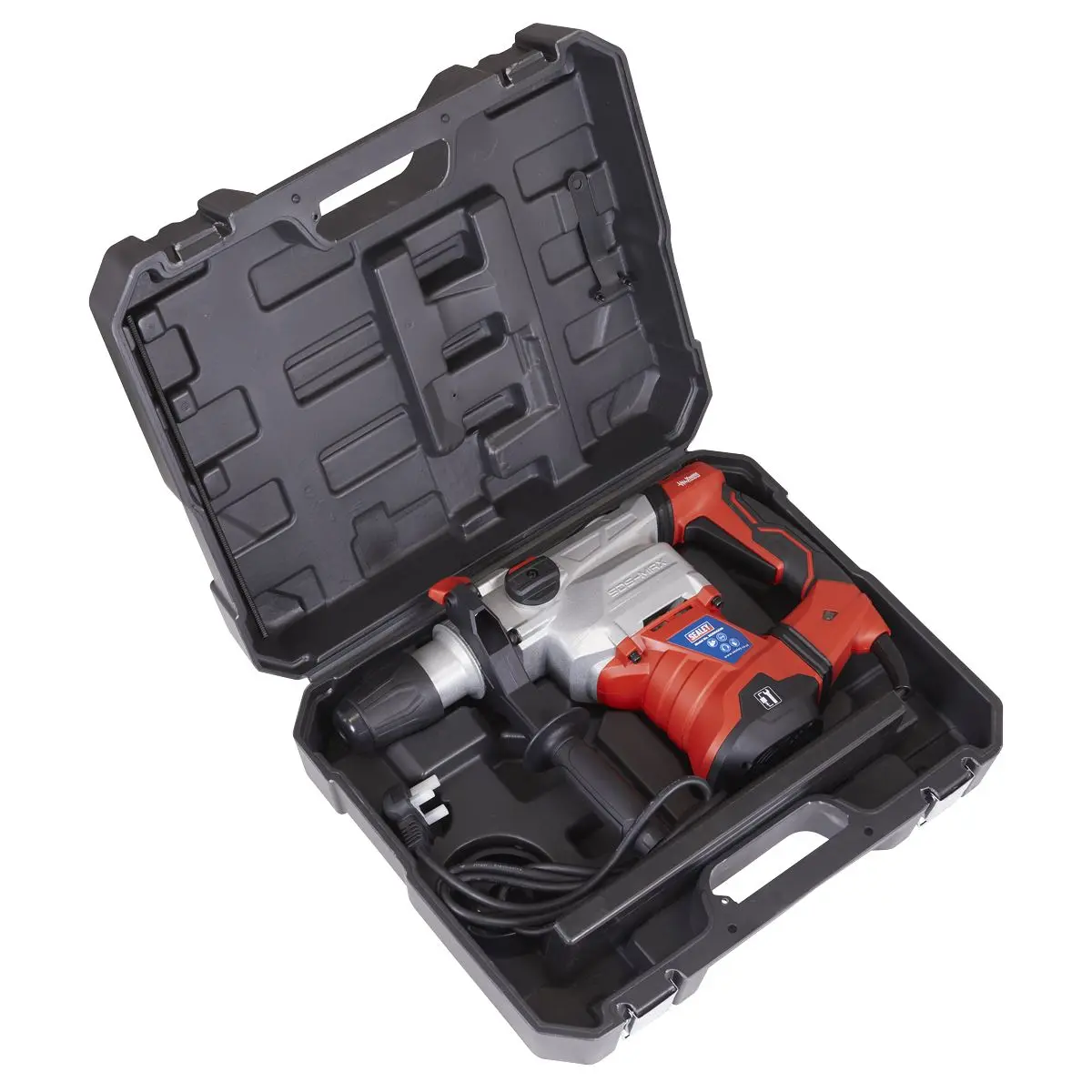 Sealey Rotary Hammer Drill SDS MAX Ø40mm 1500W/230V - Image 7